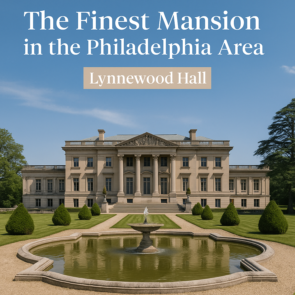 The Finest Mansion in the Philadelphia Area: Lynnewood Hall