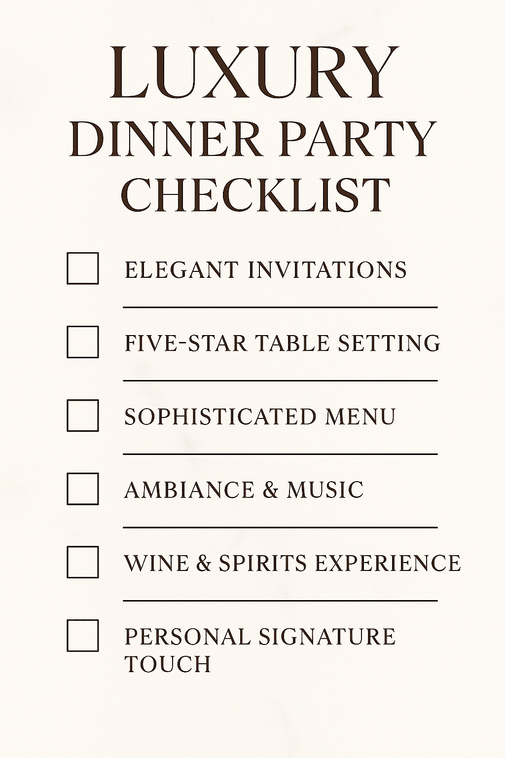 Hosting the Perfect Luxury Dinner Party at Home